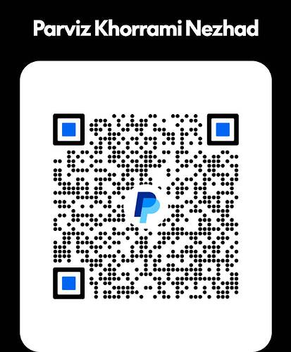 PayPal donation QR code
